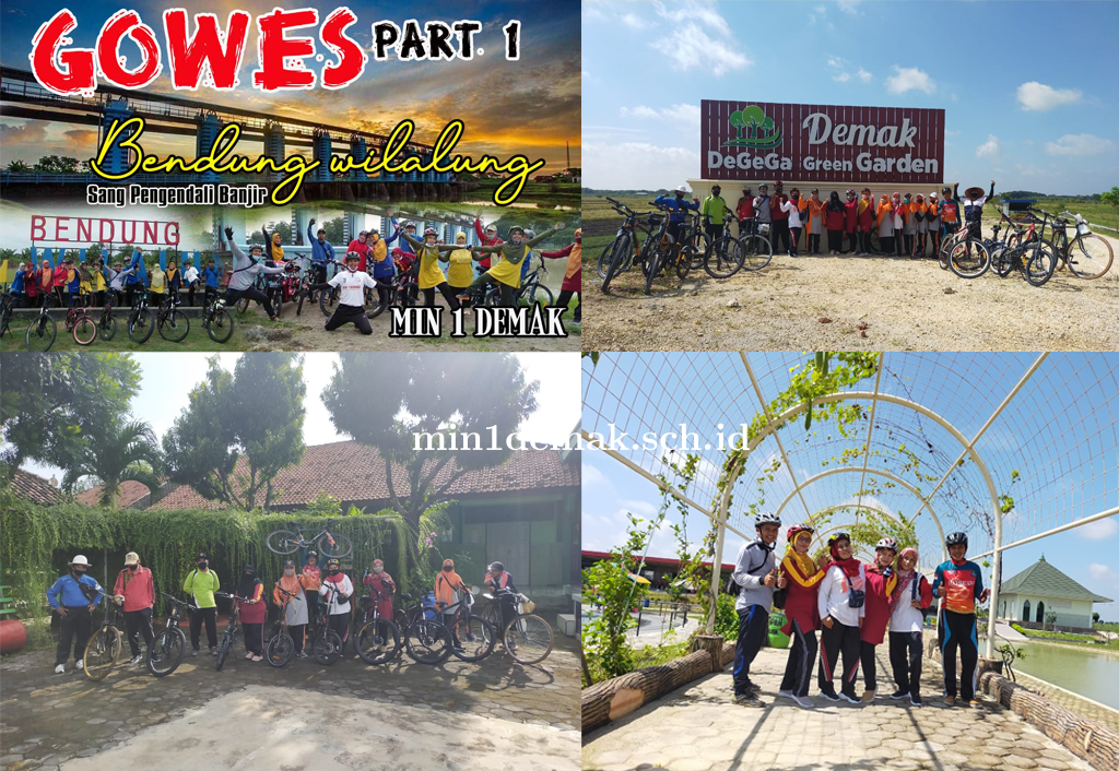 Gowes Sehat MIN 1 Demak Untuk Meningkatkan Imun Tubuh